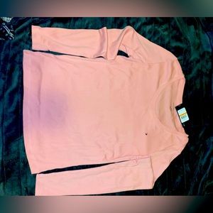 Tommy Hilfiger, small, pink long sleeve shirt